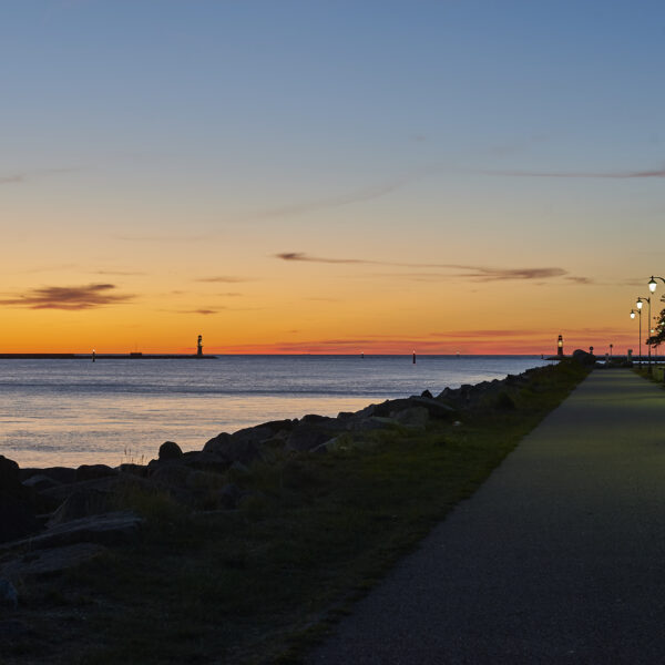 Warnemünde am Abend – Hohe Düne